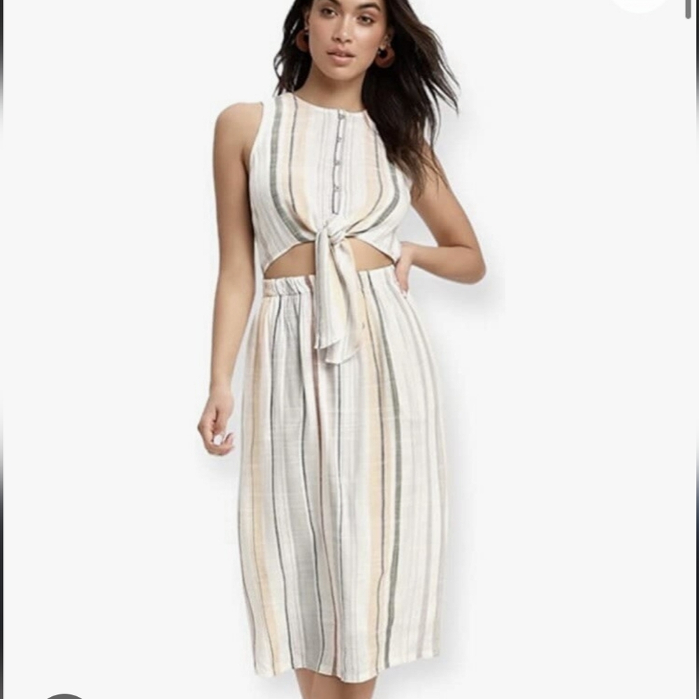 RVCA Arizona Coastal Lightweight Multi Stripe Dress